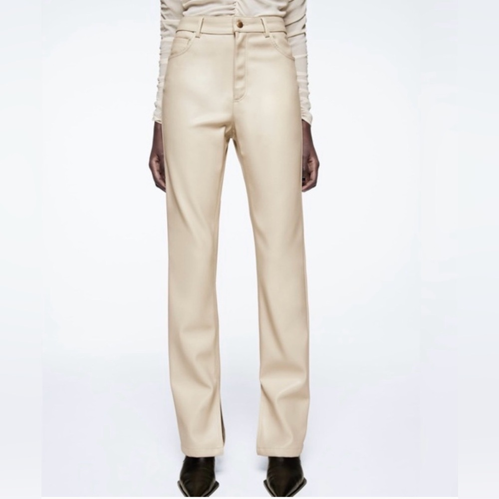 Zara Women's Beige Boot Cut Pants